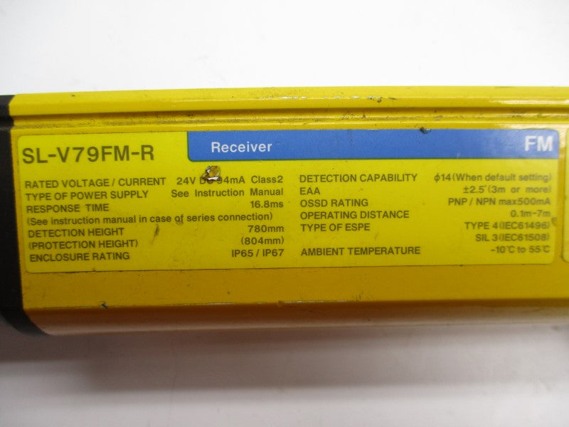 KEYENCE SL-V79FM-R 24VDC UNMP