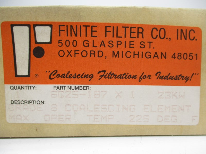 FINITE FILTER 8C25-187 NSMP