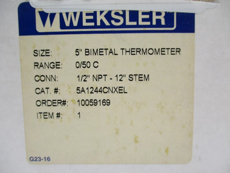 WEKSLER 5A1244CNXEL 5" NSMP