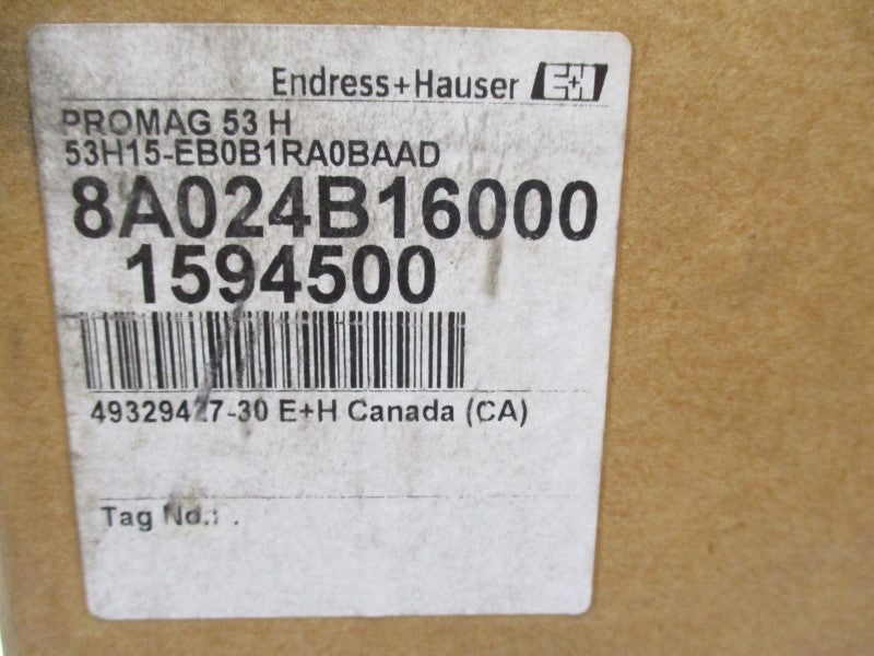 ENDRESS+HAUSER 53H15-EB0B1RA0BAAD 85-260VAC NSMP