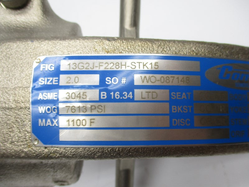 CONVAL 13G2J-F228H-STK15 7613PSI 2.00" NSNP