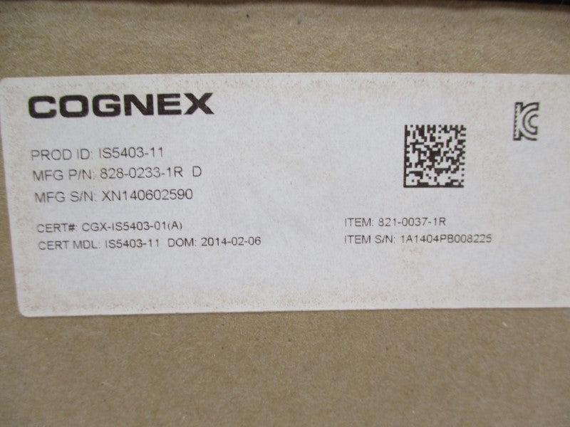 COGNEX 825-0221-1R IS5403-11 24VDC NSMP