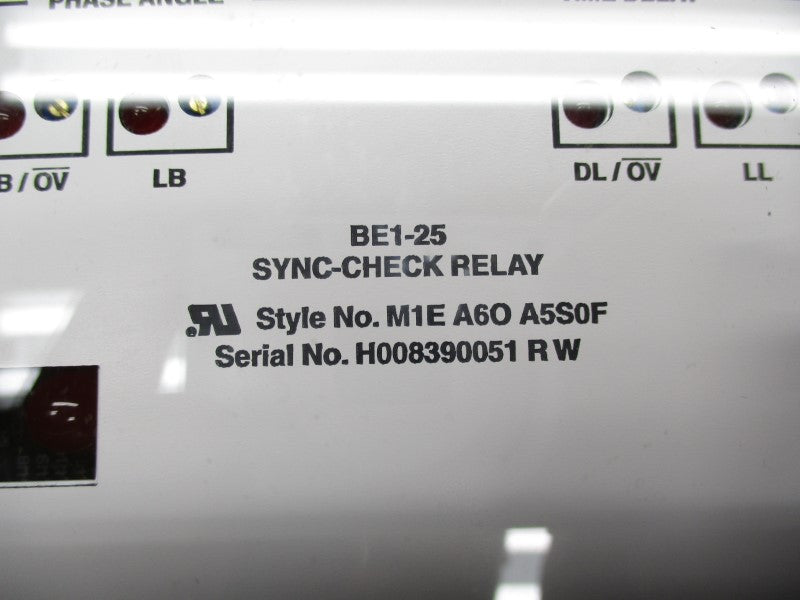 BASLER ELECTRIC BE1-25 M1EA6OA5S0F NSNP