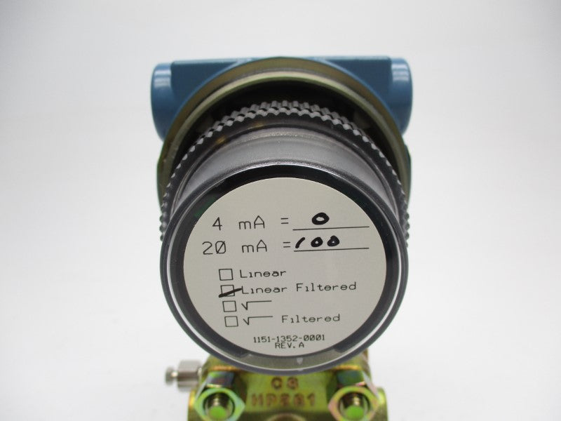 ROSEMOUNT 1151DP6S12B2M7DF 45VDC 0-100PSI NSMP