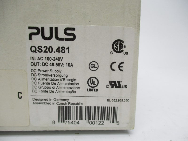 PULS QS20.481 100-240VAC 10A NSMP