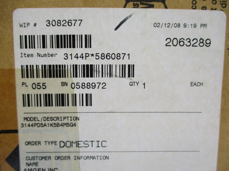 ROSEMOUNT 3144PD5A1K5B4M5Q4 12.0-42.4VDC NSMP