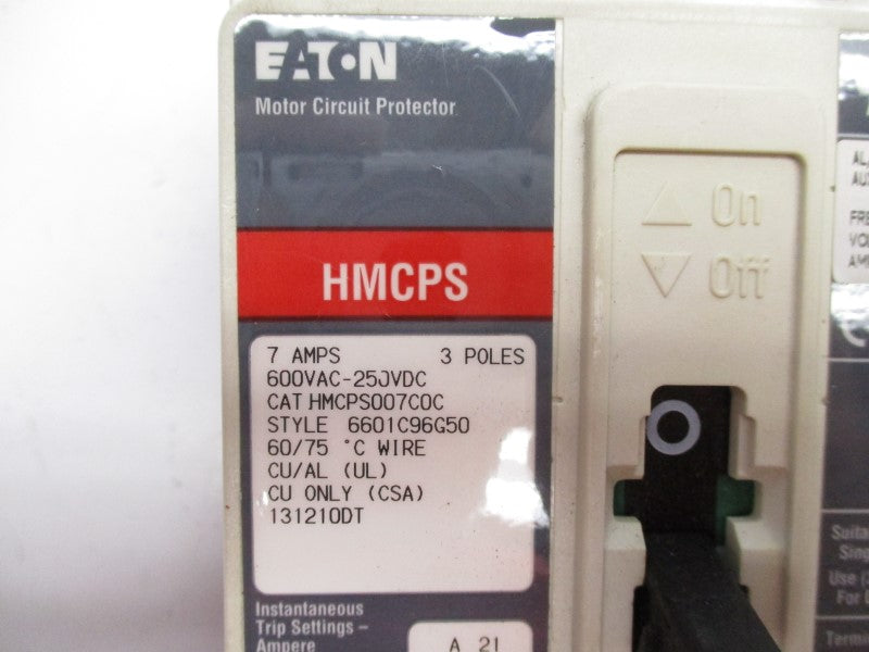 EATON HMCPS007C0C 600VAC 7A NSNP