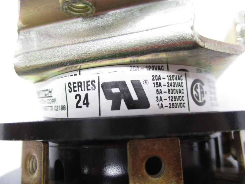 ELECTROSWITCH 24204D 600VAC 20A NSMP