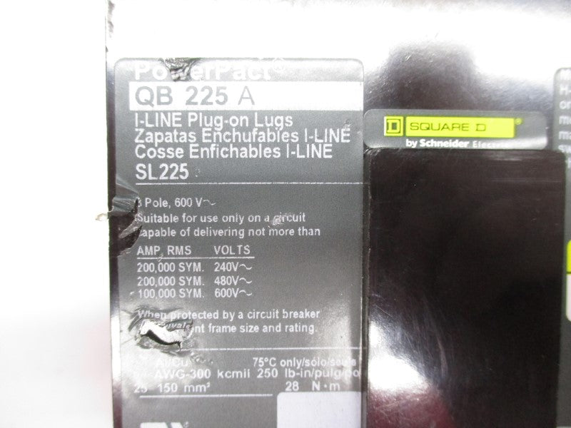 SQUARE D SL225 600V 225A NSNP