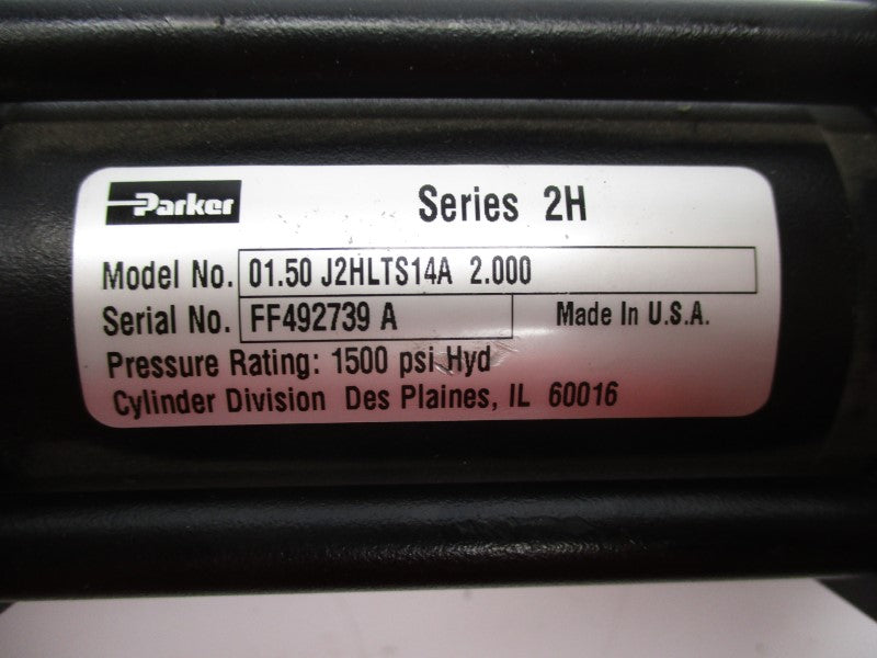 PARKER 01.50J2HLTS14A2.000 SER. 2H 1500PSI NSNP