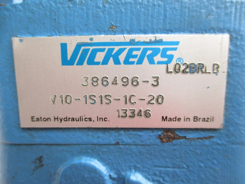 VICKERS V10-1S1S-1C-20 386496-3 UNMP