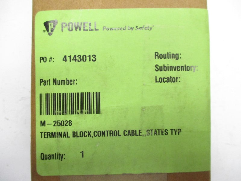POWELL M-25028 NSFS
