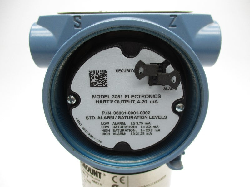ROSEMOUNT 3051TG2A2B21AS1B4E5 10.5-55VDC 0-150PSI NSNP