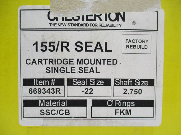 CHESTERTON 155/R-22 669343R 2.750" NSMP