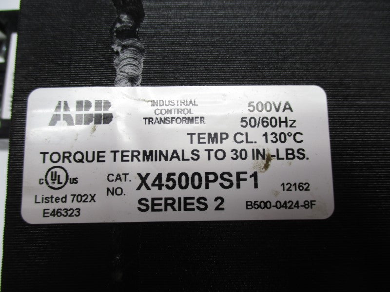 ABB X4500PSF1 SER. 2 208/230/460V (AS PICTURED) NSMP