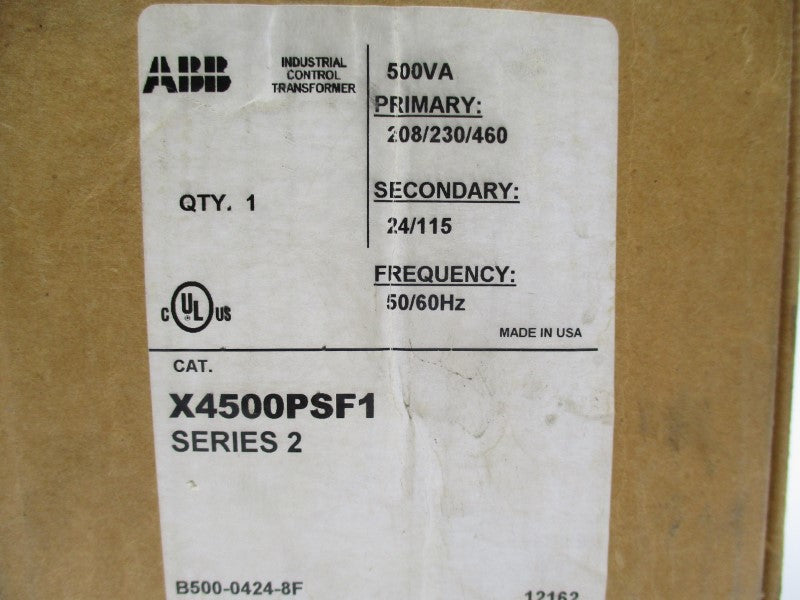 ABB X4500PSF1 SER. 2 208/230/460V (AS PICTURED) NSMP