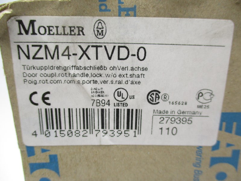 KLOCKNER MOELLER NZM4-XTVD-0 8000V (MISSING HANDLE) NSMP