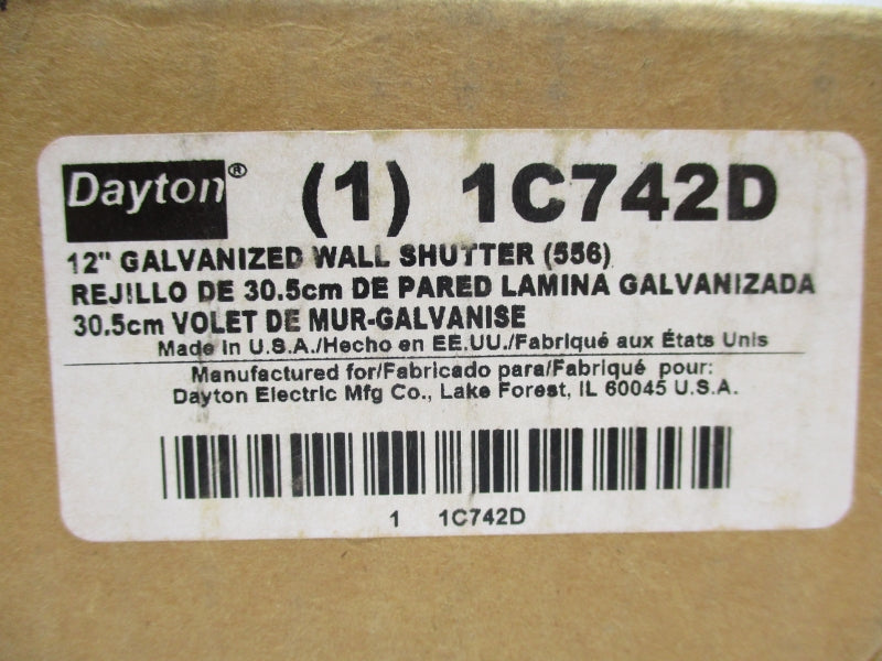 DAYTON 1C742D 12" NSFS