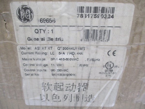 GENERAL ELECTRIC ASTAT-XT-QT20044U11MS 460-600VAC 54A NSMP