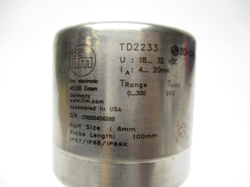 IFM EFECTOR TD-100FFED06-A-ZVG/US TD2233 18-32VDC NSMP