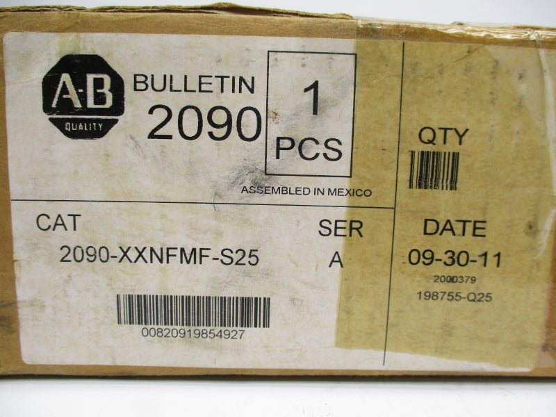 ALLEN BRADLEY 2090-XXNFMF-S25 SER. A NSMP