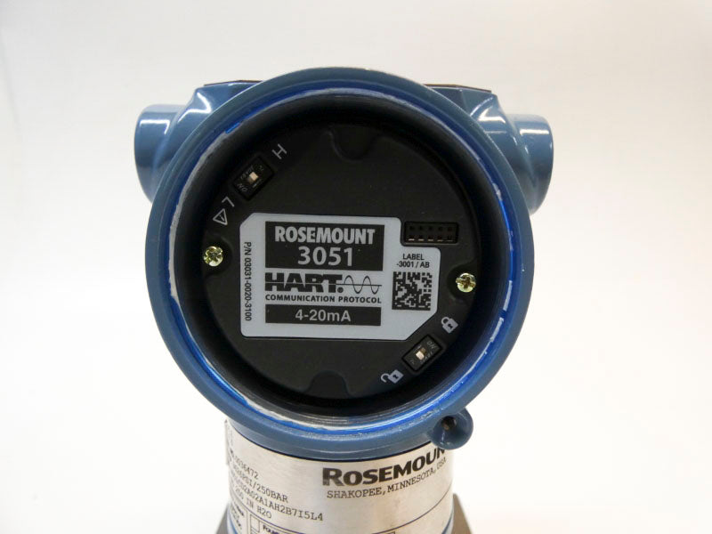 ROSEMOUNT 3051CD2A02A1AH2B7I5L4 10.5-30VDC 3626PSI 0-250INH2O NSNP