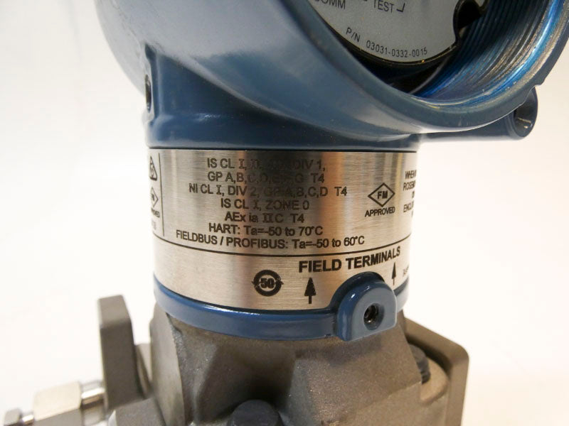 ROSEMOUNT 3051CD2A02A1AH2B7I5L4 10.5-30VDC 3626PSI 0-250INH2O NSNP