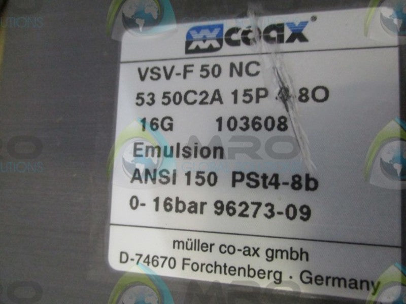 CO-AX VSVF502C216VTA2XX3VXXXP1 2" NSNP