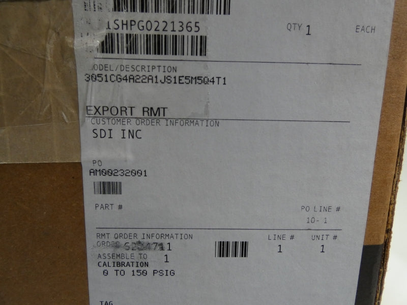 ROSEMOUNT 3051CG4A22A1JS1E5M5Q4T1 10.5-42.4VDC 0-150PSI NSMP
