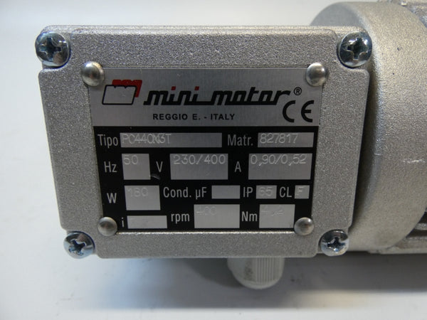 MINI MOTOR PC440M3T 827817 230/400V 0.90/0.52A NSNP