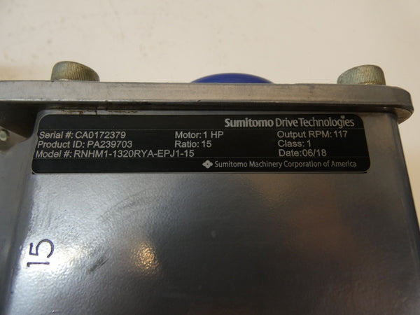 SUMITOMO RNHM1-1320RYA-EPJ1-15 TC-FXPA 460V 3.06A NSNP