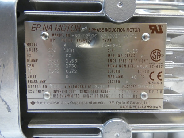 SUMITOMO RNHM1-1320RYA-EPJ1-15 TC-FXPA 460V 3.06A NSNP