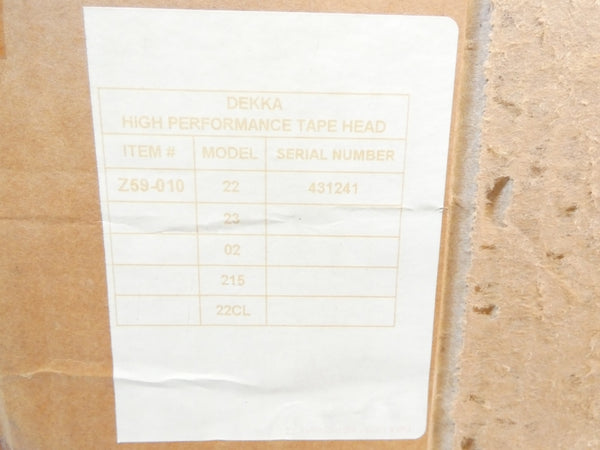 DEKKA 22 59-010-05 NSMP
