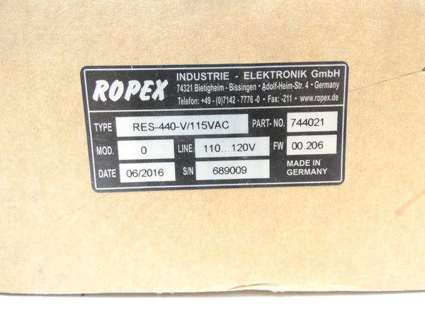 ROPEX RES-440-V/115VAC 744021 110-120V  NSMP