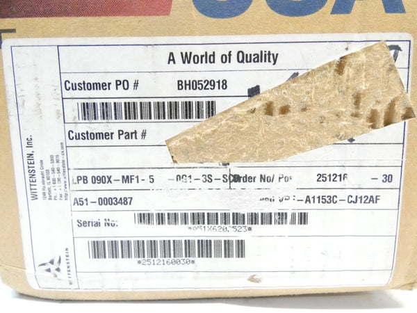 WITTENSTEIN LPB090X-MF1-5-0G1-3S-SCR NSMP