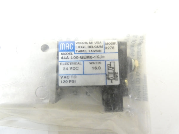 MAC 44A-L00-GEM0-1KJ 24VDC 120PSI NSMP