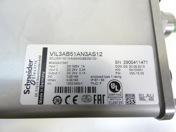 SCHNEIDER ELECTRIC VIL3AB51AN3AS12 325VDC 1A NSMP