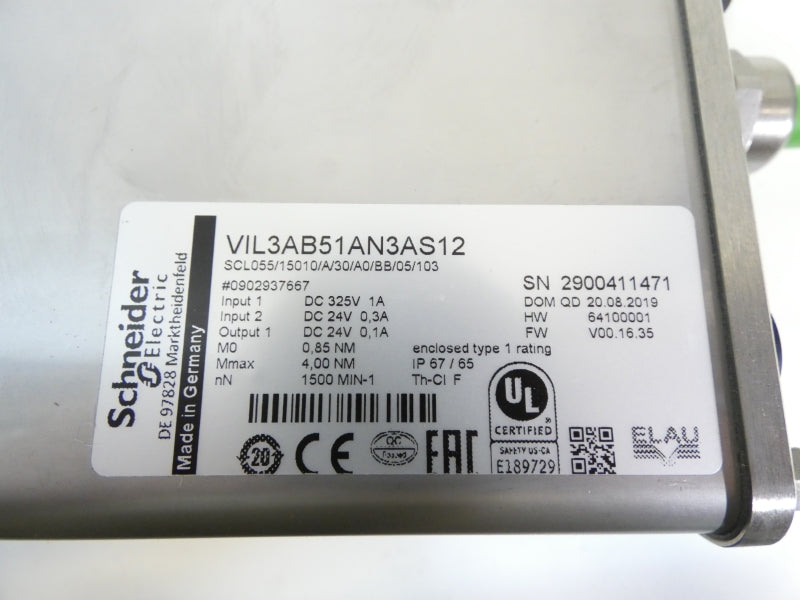 SCHNEIDER ELECTRIC VIL3AB51AN3AS12 325VDC 1A NSMP