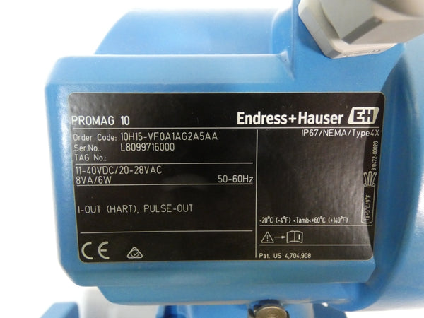 ENDRESS+HAUSER 10H15-VF0A1AG2A5AA 11-40VDC/20-28VAC NSNP