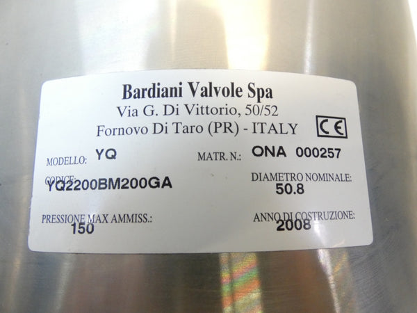 BARDIANI YQ2200BM200GA 150PSI NSNP