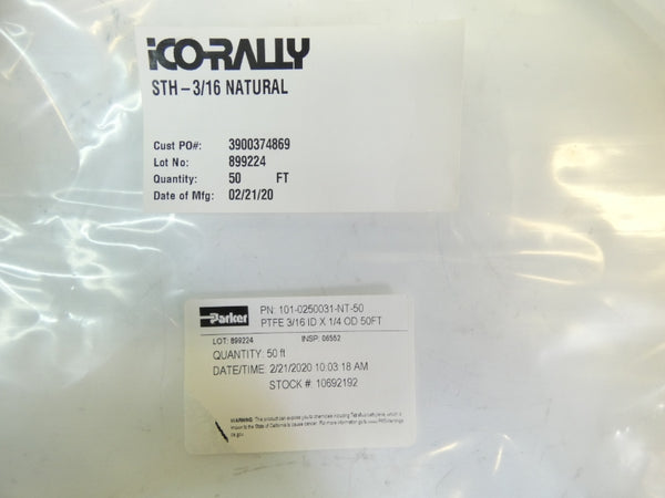 PARKER 101-0250031-NT-50 50FT NSMP