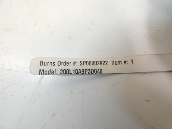 BURNS 200L10A9P3D040 7/8" NSNP
