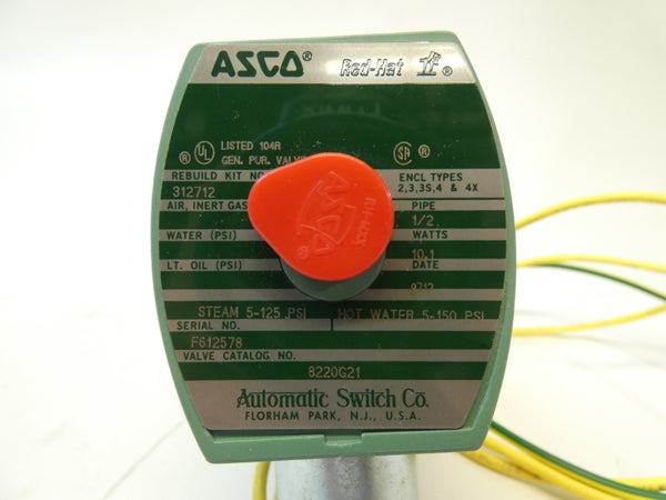 ASCO 8220G21 24/22V 5-150PSI 1/2" NSNP
