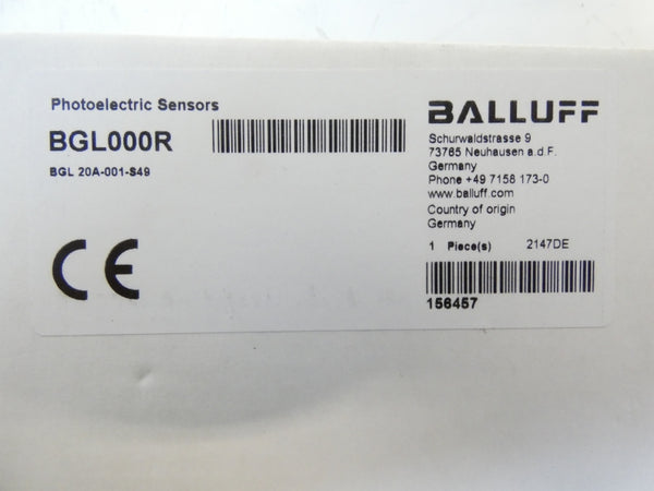 BALLUFF BGL000R BGL20A-001-S49 NSFS