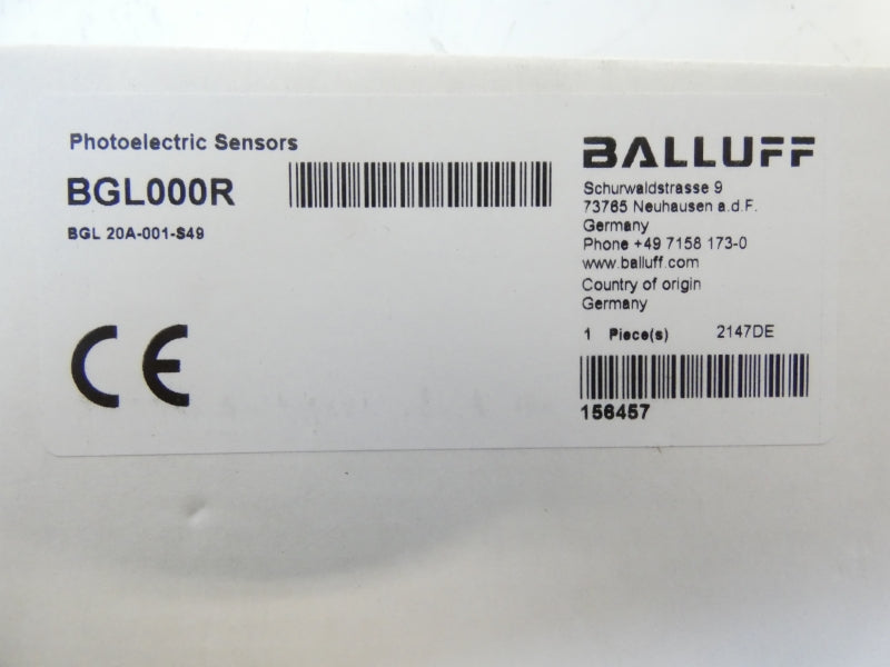 BALLUFF BGL000R BGL20A-001-S49 NSFS