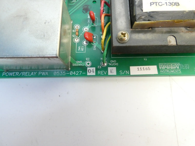 HARDY INSTRUMENTS 0535-0427-04 REV. E UNMP
