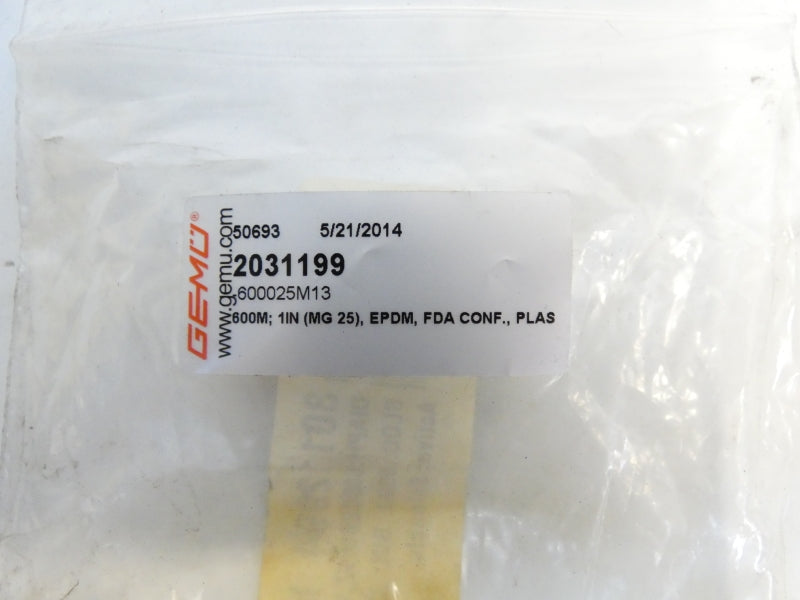 GEMU 600025M13 2031199 1" NSMP