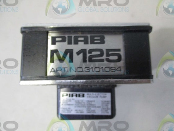 PIAB M125 VACUUM PUMP 3101094   UNMP