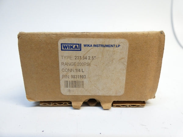 WIKA 9831903 233.54 2.5" 0-200PSI NSMP