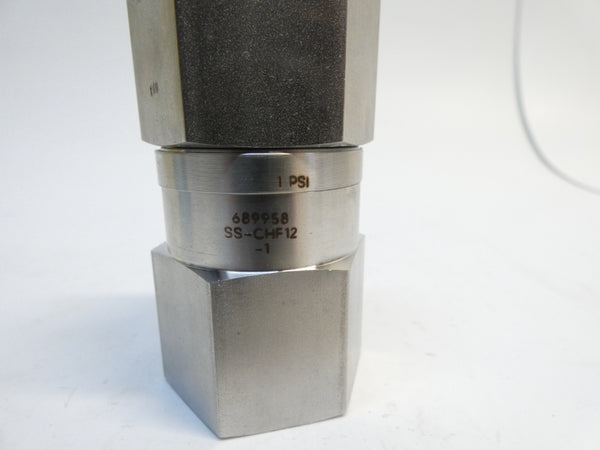 SWAGELOK SS-CHF12-1 1PSI NSMP